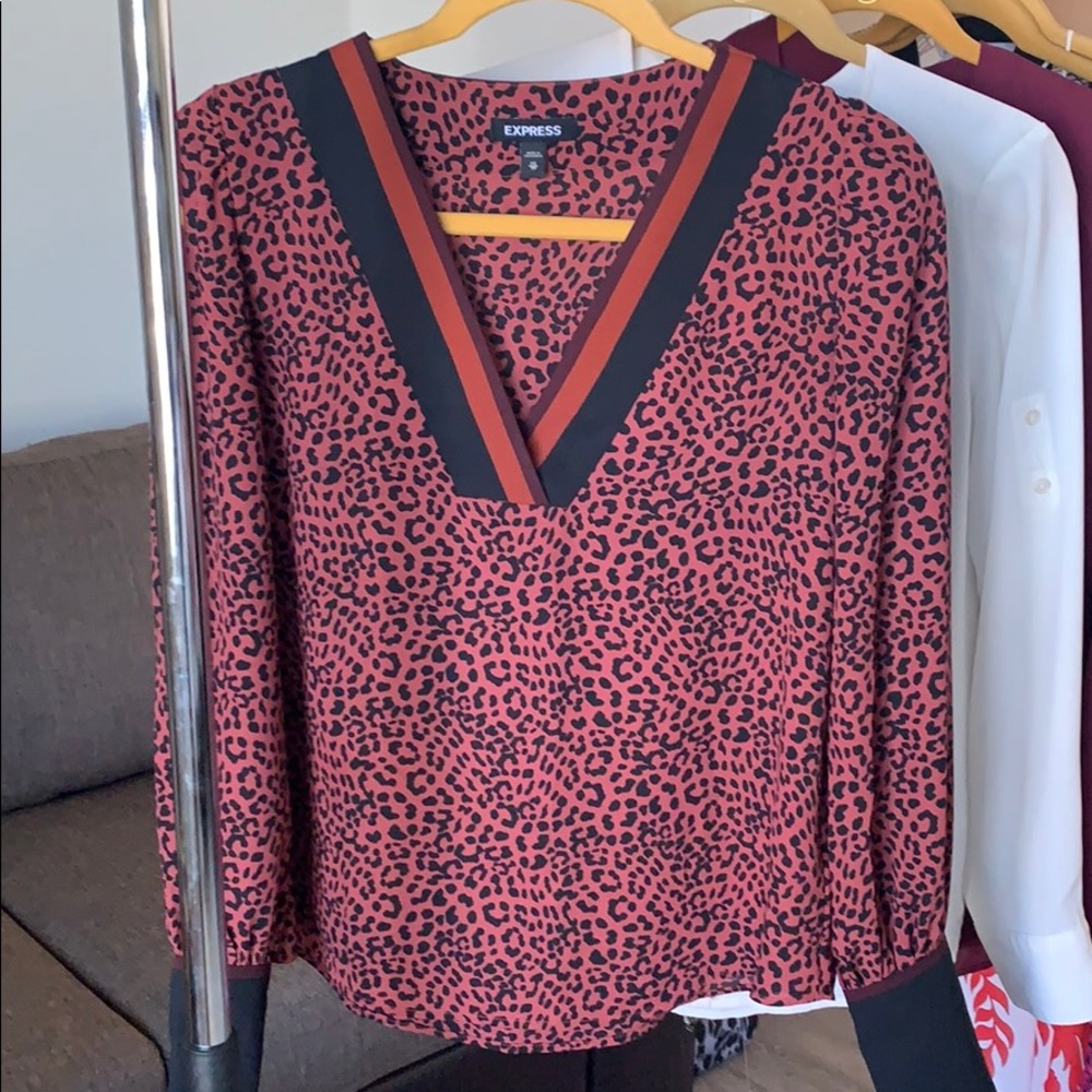 3 Like New Long sleeve Express shirts